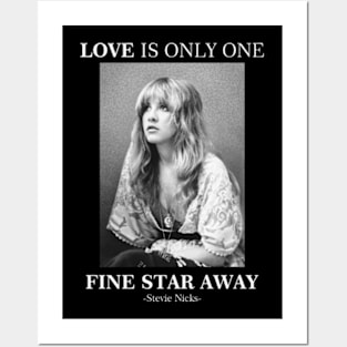 Stevie Nicks//quotes about love Posters and Art